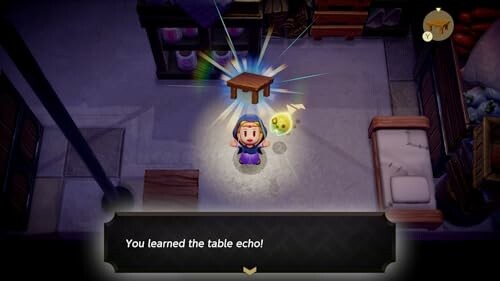 Game character learning table echo skill.